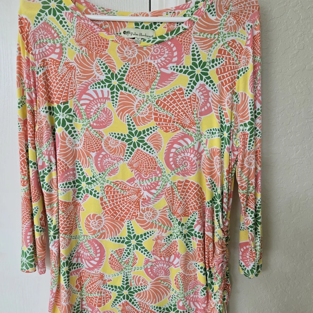 Palm Harbour Vibrant Seashell Blouse - Picture 1 of 8